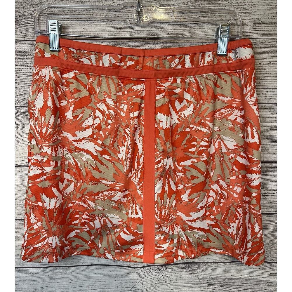 Izod‎ Women’s Orange And White Golf Skort Size M